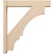 Ekena Millwork 6-in W x 32-in D x 36-in H Balboa Block Rough Cedar Woodgrain TimberThane Outlooker, Primed Tan OUTUR060X32X36BOA44RCPR - alternate 2